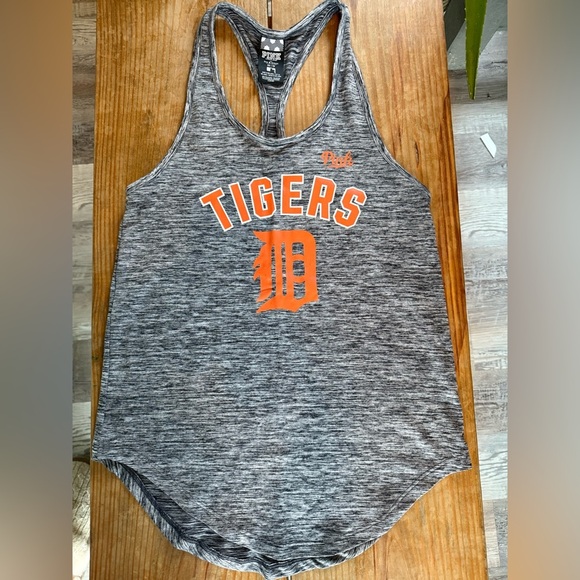 Victoria's Secret Pink MLB Detroit Tigers Ultimate Racerback Tank Top Size XS - Picture 1 of 2
